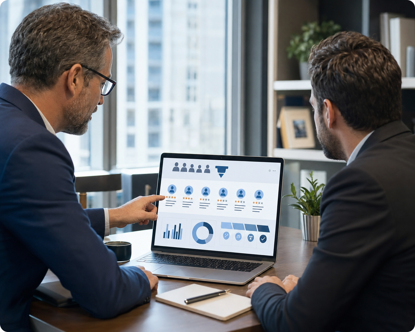 Coaching leads through the sales pipeline