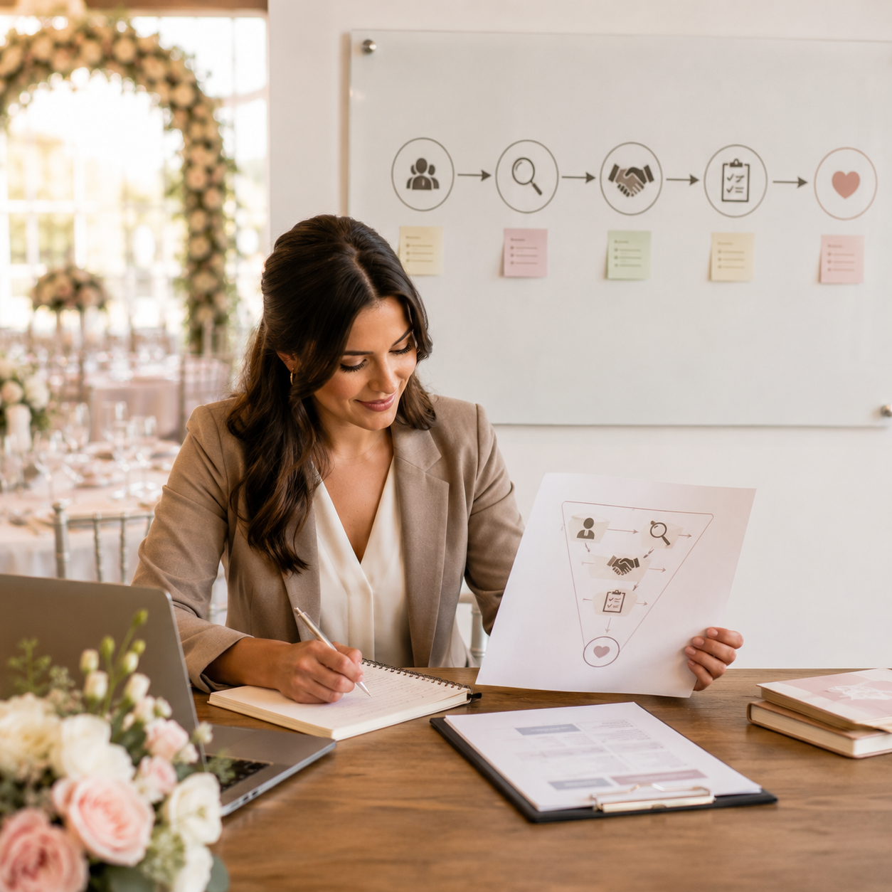 Focused planning in an elegant workspace-1