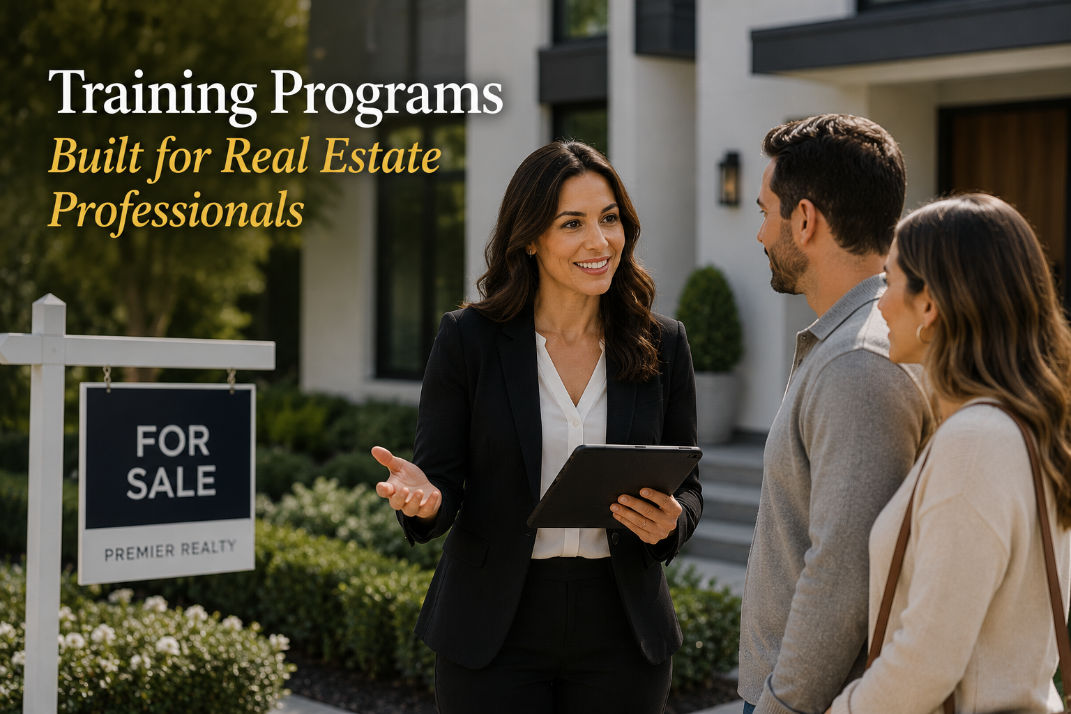 Sandler by Tridenza sales training and leadership development for real estate agents, brokers, and real estate teams